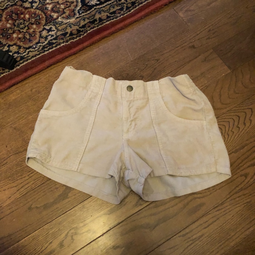American Apparel Stretch Corduroy Short Shorts